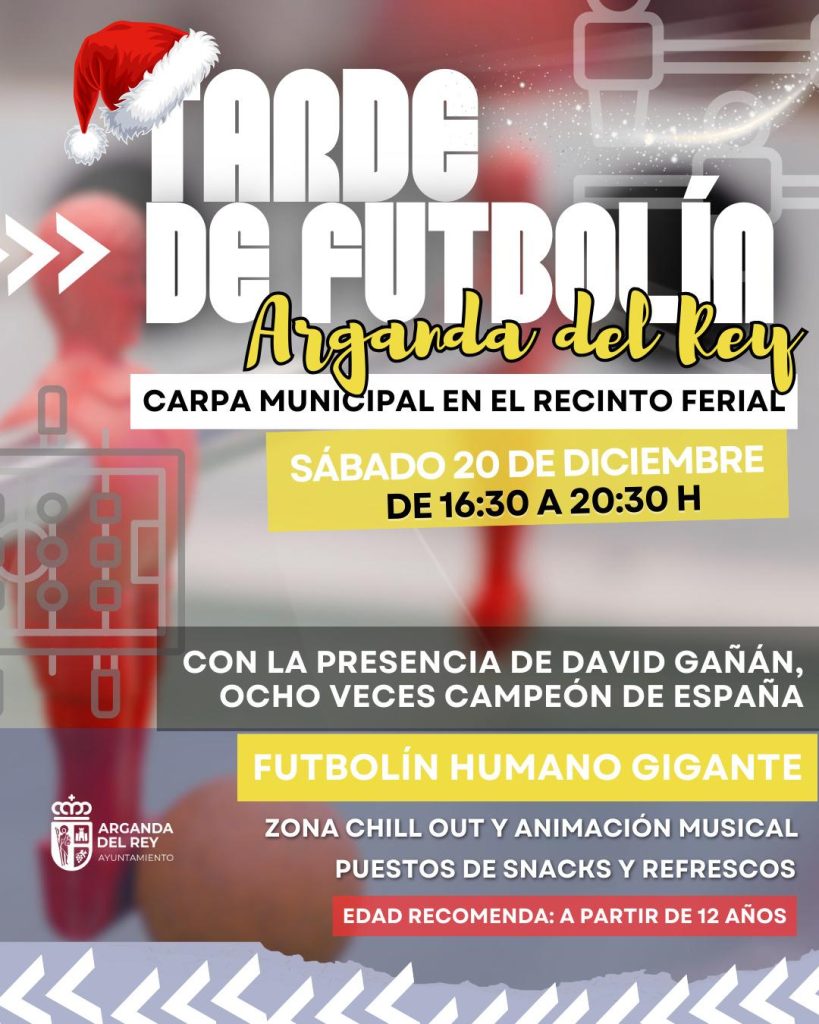 🎄⚽ ¡TARDE DE FUTBOLÍN EN ARGANDA DEL REY! ⚽🎄